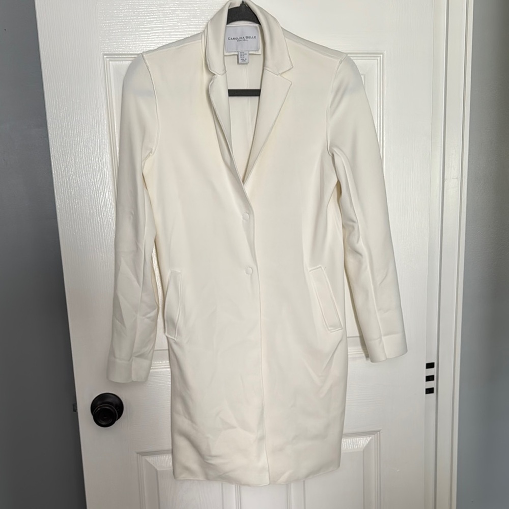 Carolina Belle Cream Blazer Tailored Fit